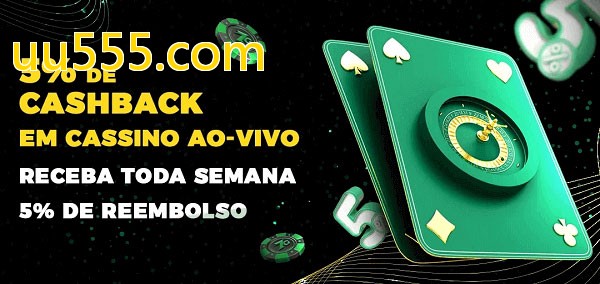 Promoções do cassino ao Vivo uu555.com